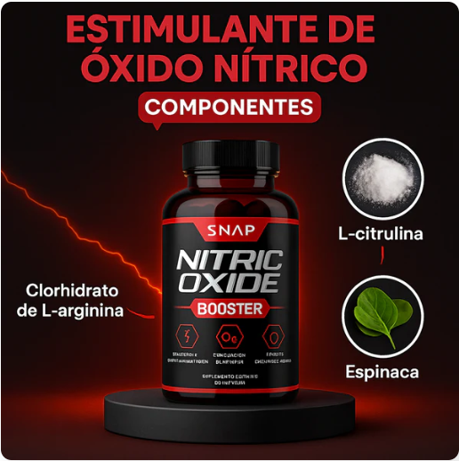 NITRIC OXIDE SNAP ORIGINAL- ERECCIONES MÁS DURAS. MAYOR SENSIBILIDAD Y PLACER. MÁS ENERGÍA PARA RENDIR COMO NUNCA