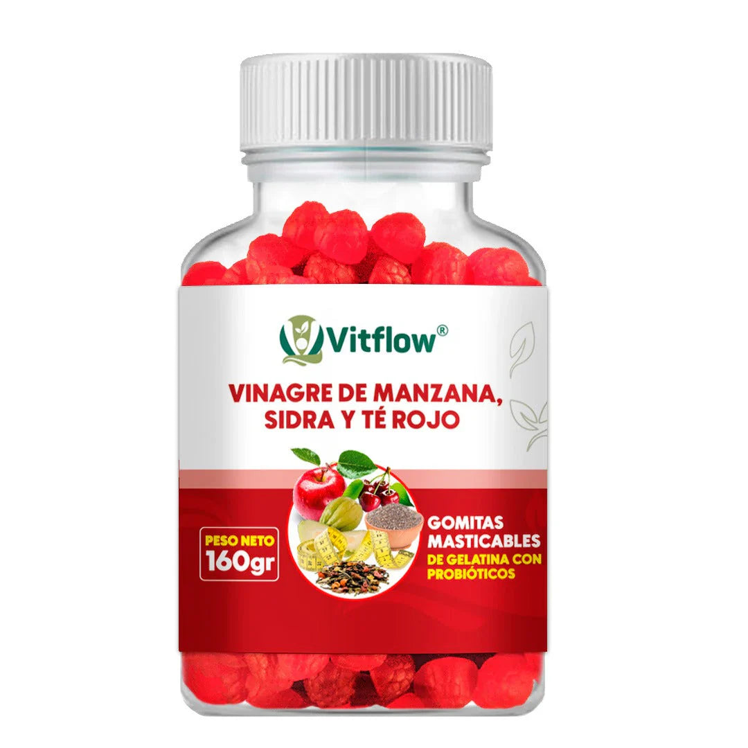 Vitflow® Gomitas de Vinagre de Manzana + Entrega Gratis + Solo pagas al recibir