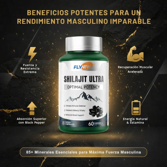 Cápsulas de Shilajit 100% Puro: La Alternativa Natural al Viagra