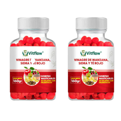 Vitflow® Gomitas de Vinagre de Manzana + Entrega Gratis + Solo pagas al recibir